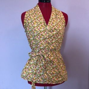 Dressy Floral Cotton Tank